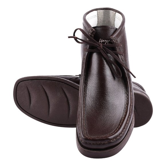 Hamara Joe Brown LEATHER DESERT CHUKKA CASUAL BOOTS main image 8